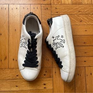 Coach White and Black Sneakers